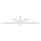 Ekena Millwork Redmond Architectural Grade PVC Gable Bracket, 84"W x 17 1/2"H x 2"D x 4"F, 5/12 Pitch GBP084X18X0204RED00 - alternate 4